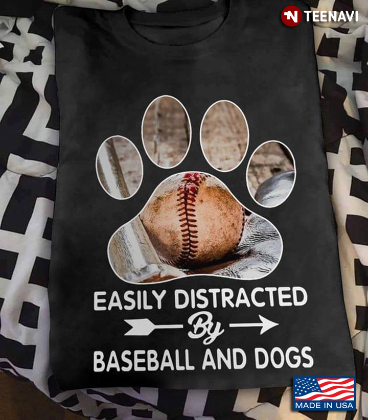 Paw Easily Distracted By Baseball And Dogs