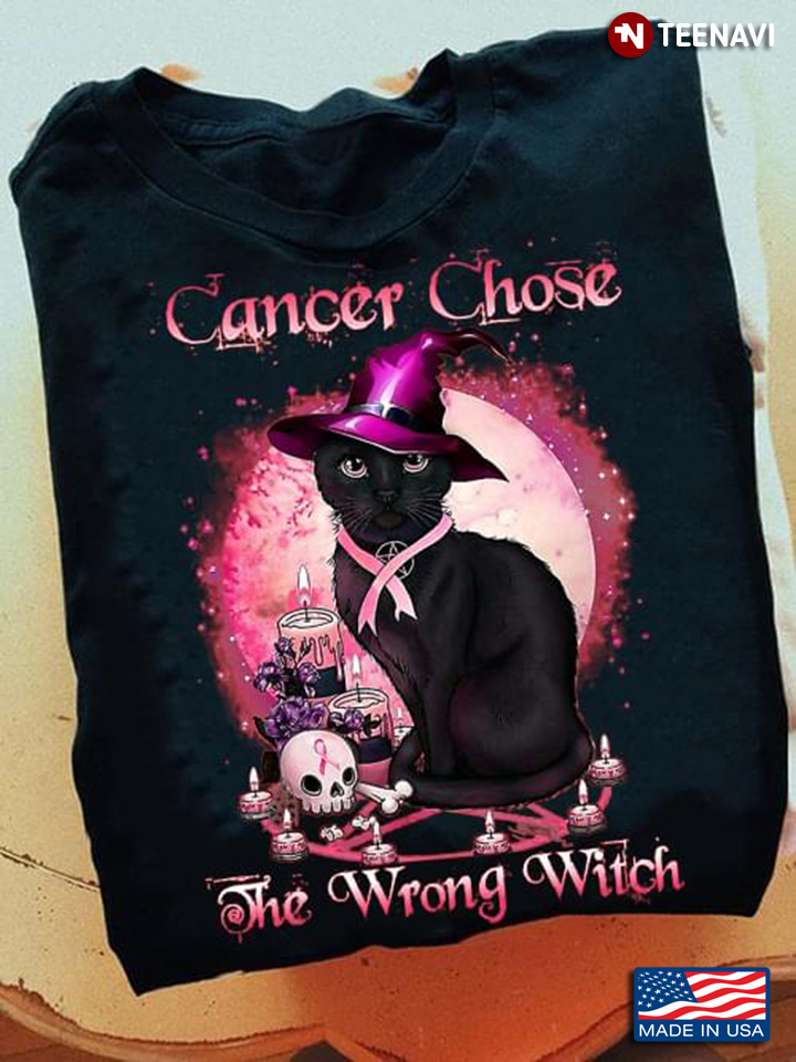 Black Cat And Skull Cancer Chose The Wrong Witch