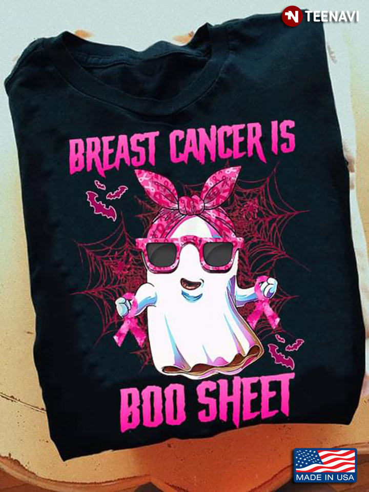 Ghost Breast Cancer Is Boo Sheet Breast Cancer Awareness