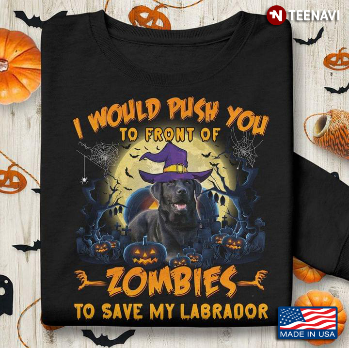 I Would Push You In Front Of Zombies To Save My Labrador