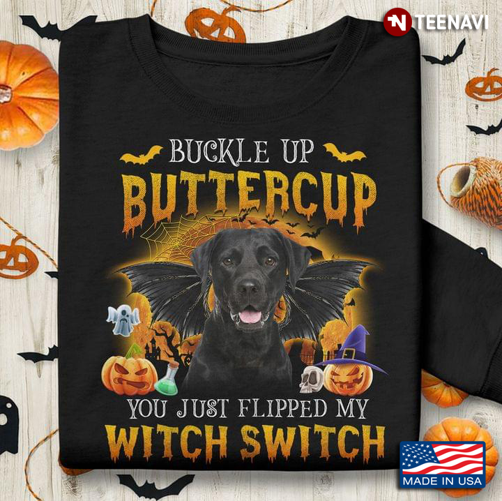 Labrador Retriever Buckle Up Buttercup – You Just Flipped My Bitch Switch