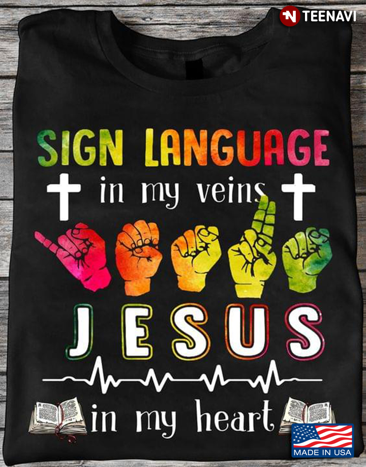 Books Sign Language In My Veins Jesus In My Heart