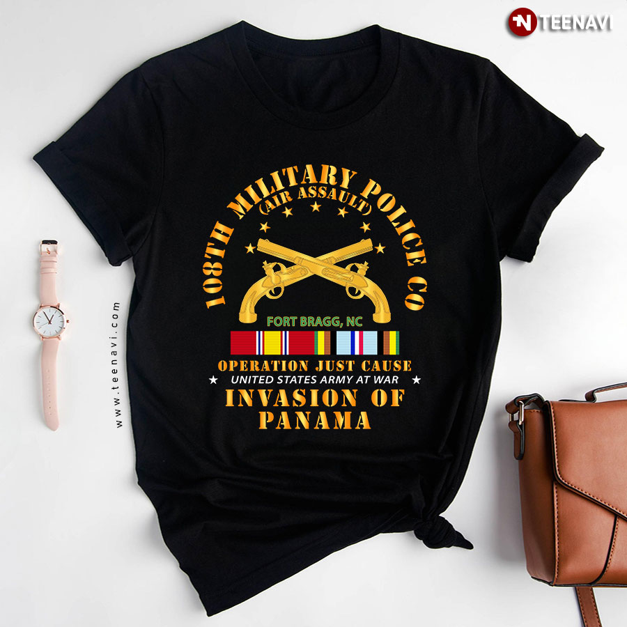 108th Military Police Air Assault Invasion Of Panama T-Shirt