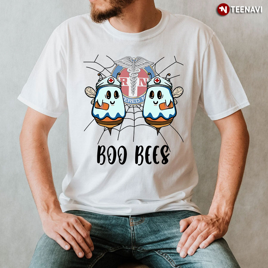 Boo Bees Halloween Gift for Nurse T-Shirt