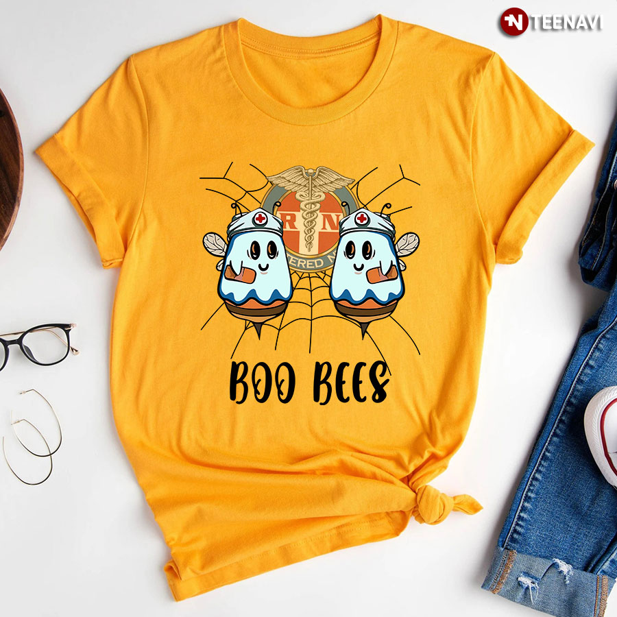 Boo Bees Halloween Gift for Nurse T-Shirt