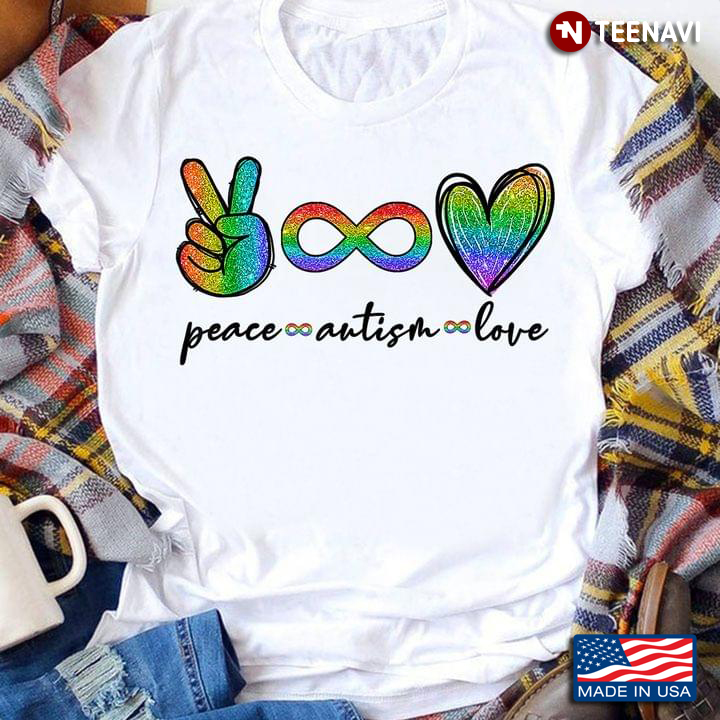 Peace Autism Love Autism Awareness