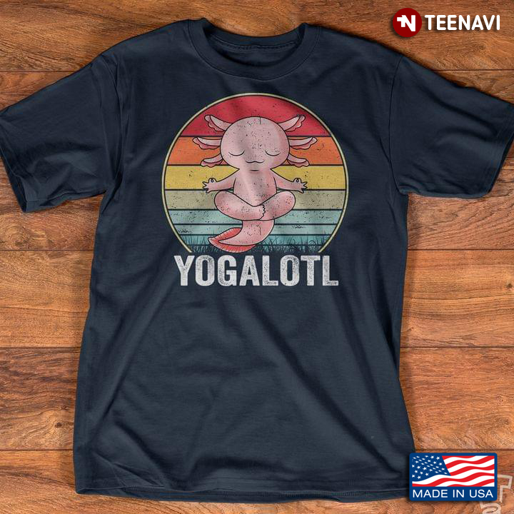 Axolotl Yogalotl Vintage For Yoga Lovers