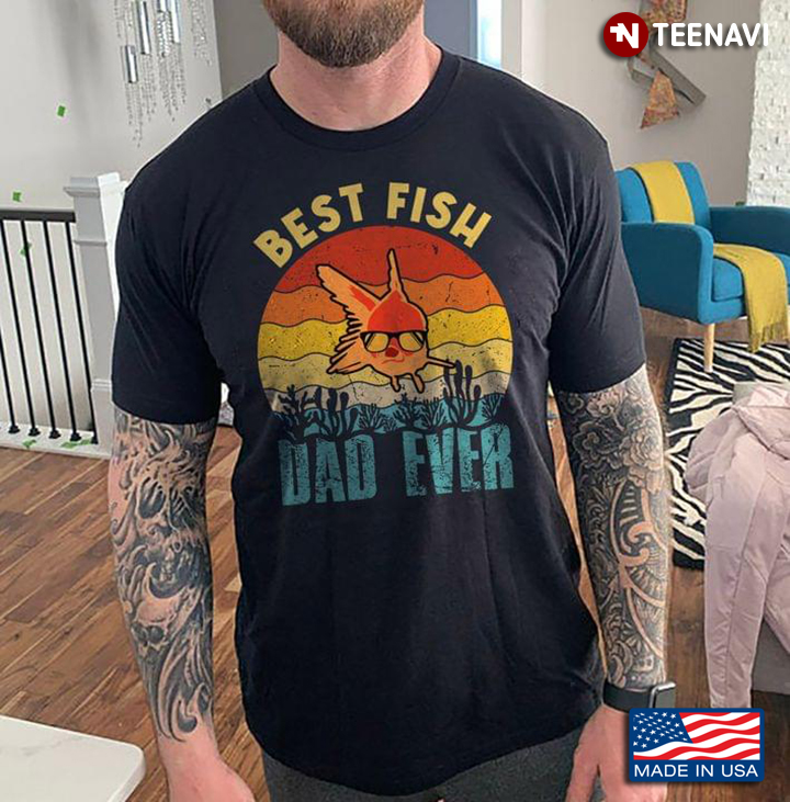 Best Fish Dad Ever Vintage Fishing For Fathers Day