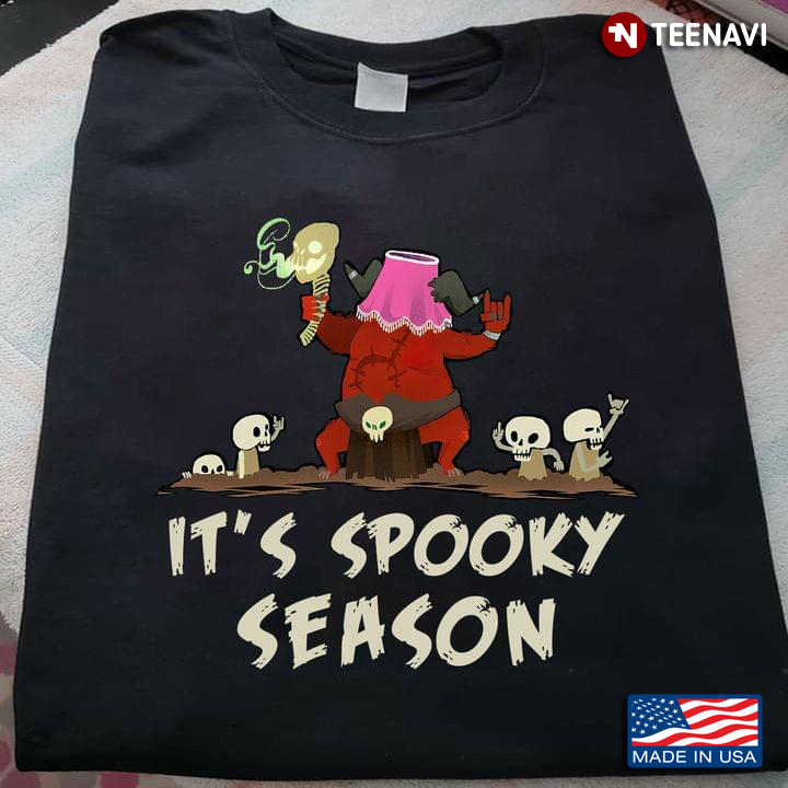 It's Spooky Season Halloween Skeleton T-Shirt