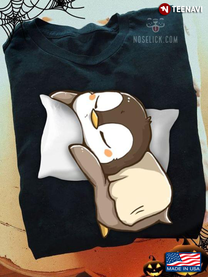 Penguin Sleeping For Animal Lovers