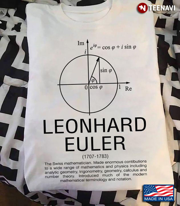 Leonhard Euler Swiss Mathematician For Mathematic Lovers