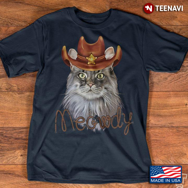 Meowdy Cowboy Cat Cow For Cat Lovers