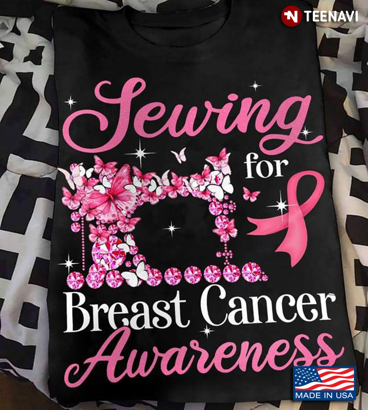 Sewing For Breast Cancer Awareness Sewing Machine For Sewing Lover