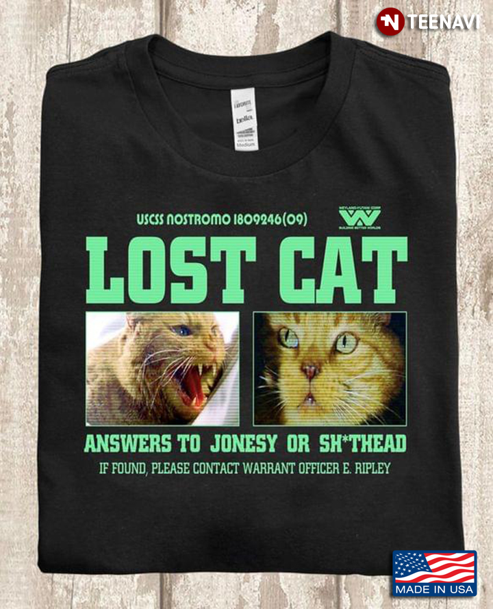 Lost Cat Answers To Jonesy Or Shithead  For Cat Lovers