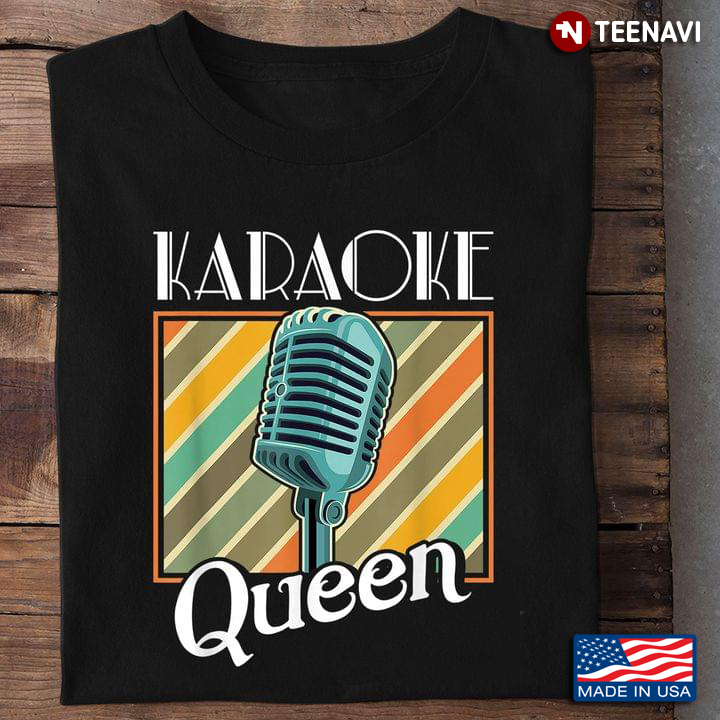 Karaoke Queen Vintage For Karaoke Lovers