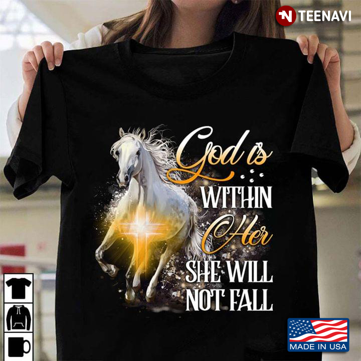 God Is Within Her She Will Not Fail  Horse Bible