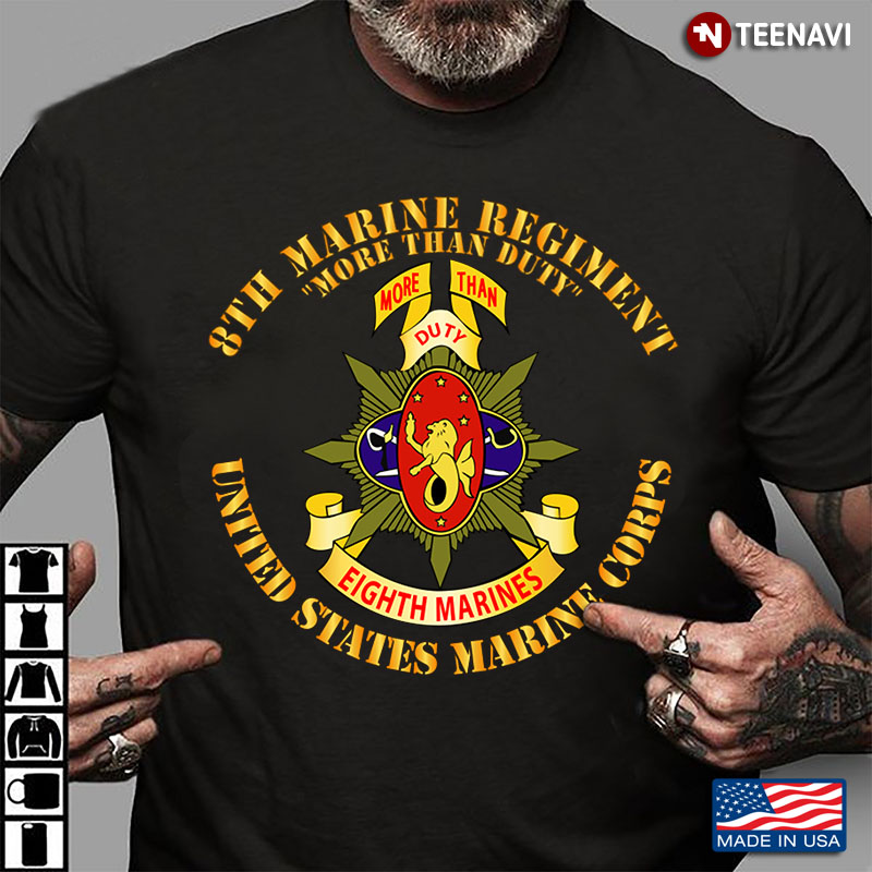 8th Marine Regiment More Than Duty Eighth Marines United States Marine Corps