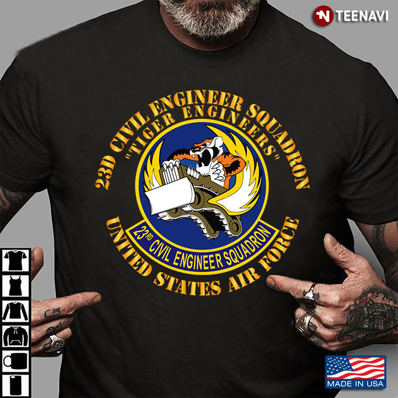23rd Civil Engineer Squadron Tiger Engineers United States Air Force
