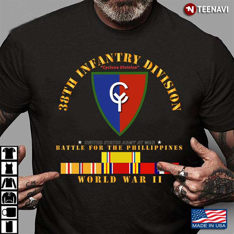 38th Infantry Division Cyclone Division Battle For The Philippines World War II