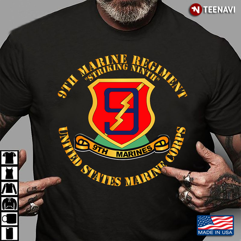9th Marine Regiment Striking Ninth  United States Marine Corps