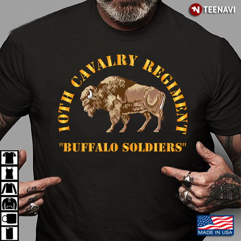 10th Cavalry Regiment Buffalo Soldiers US Army  New Design