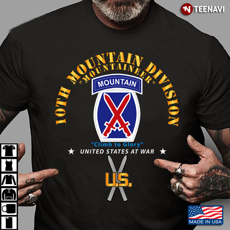10th Mountain Divison Mountaineer Mountain United States At War US