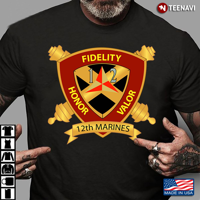 12th Marines Fidelity Honor Valor Marine Regiment