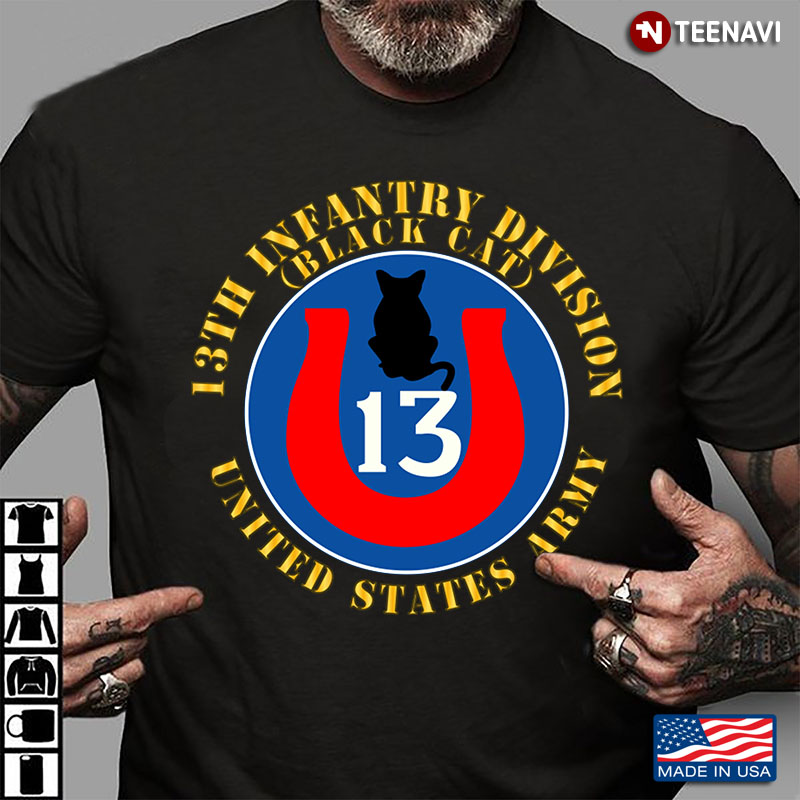 13th Infantry Division Black Cat United States Army