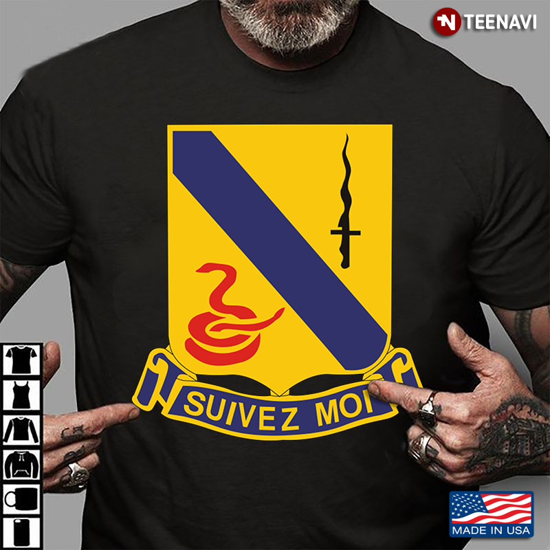 14th Cavalry Regiment Suivez Moi Follow Me US Army