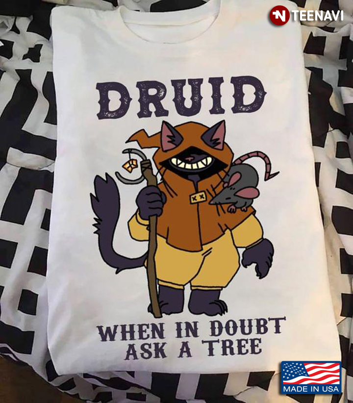 Druid When In Doubt Ask A Tree Role Playing Dice Game