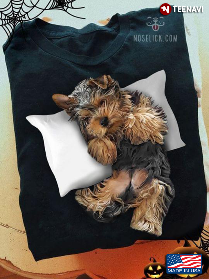 Sleeping Yorkshire Terrier Lovely Design for Dog Lover