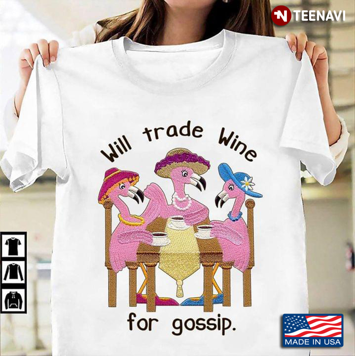 Flamingo Ladies Will Trade Wine for Gossip
