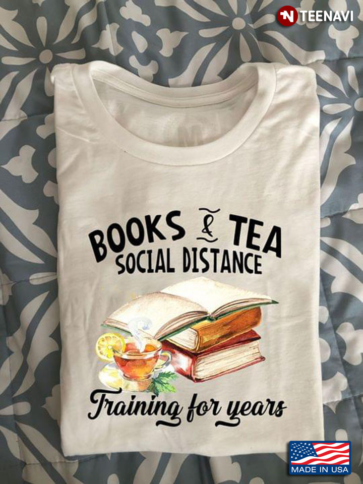 Books and Tea Social Distance Training for Years