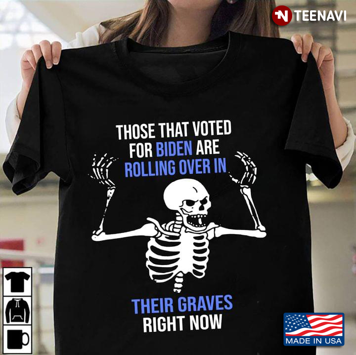 Skeleton Those That Voted For Biden Are Rolling Over In Their Graves Right Now