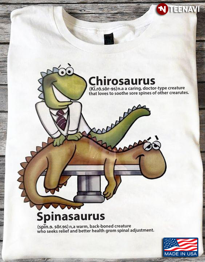 Chirosaurus and Spinasaurus Funny Definition Dinosaur Doctor Patient