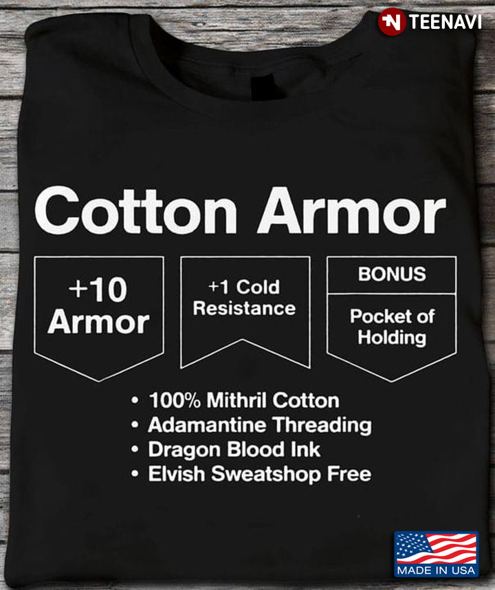Cotton Armor Role Playing Game Dungeons and Dragons