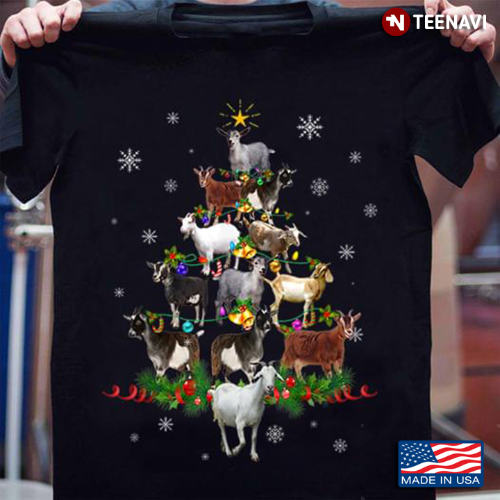 Christmas Tree Goat for Animal Lover