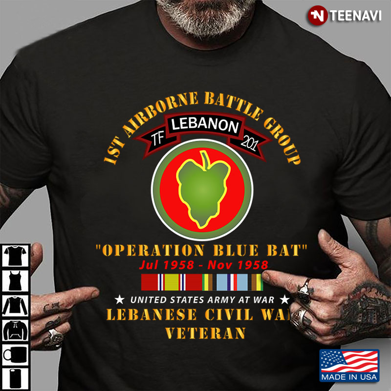 1st Airborne Battle Group Operation Blue Bat Lebanese Civil War Veteran