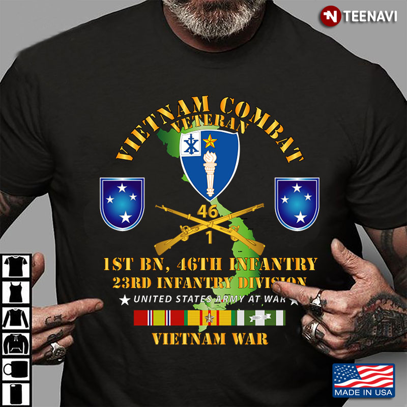 Vietnam Combat Veteran 1st BN 46th Infantry 23rd Infantry Division Vietnam War