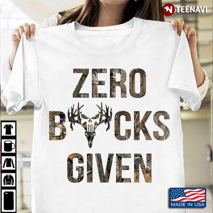 Deer Punisher Skull Zero Bucks Given For Hunting Lover