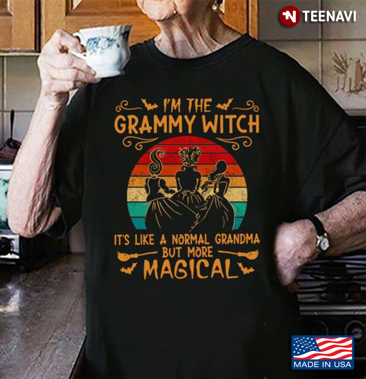 Vintage I'm The Grammy Witch It's Like A Normal Grandma But More Magical for Halloween