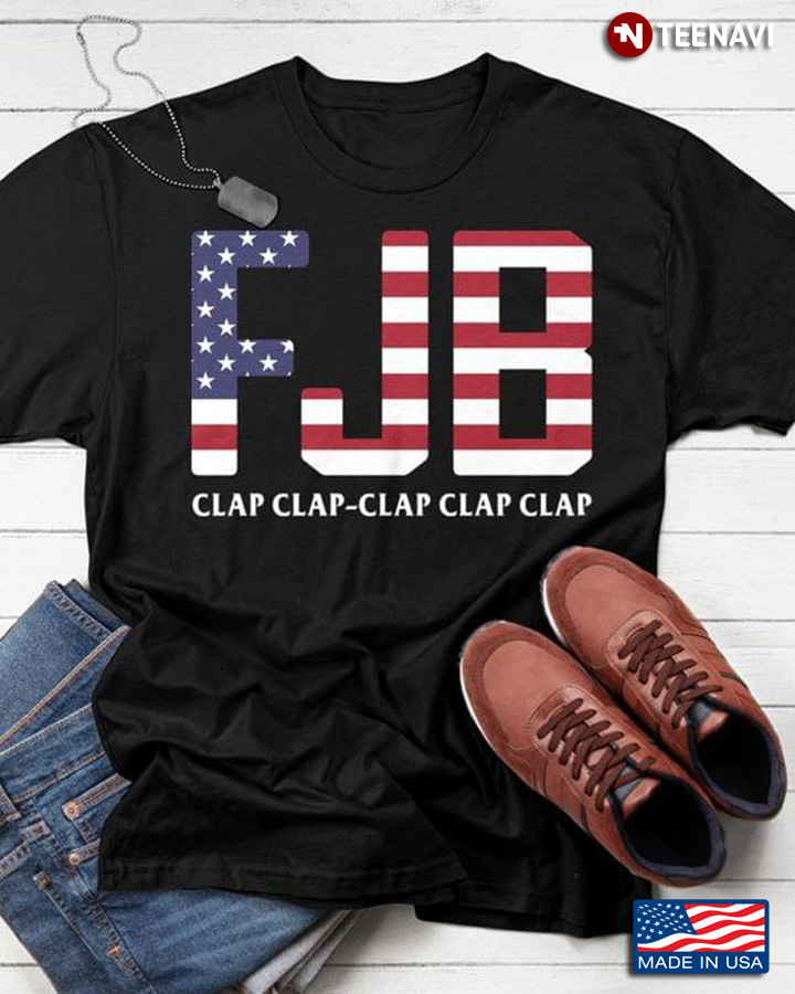 Anti Biden FJB Clap Clap Clap Clap Clap Football Chant Flag