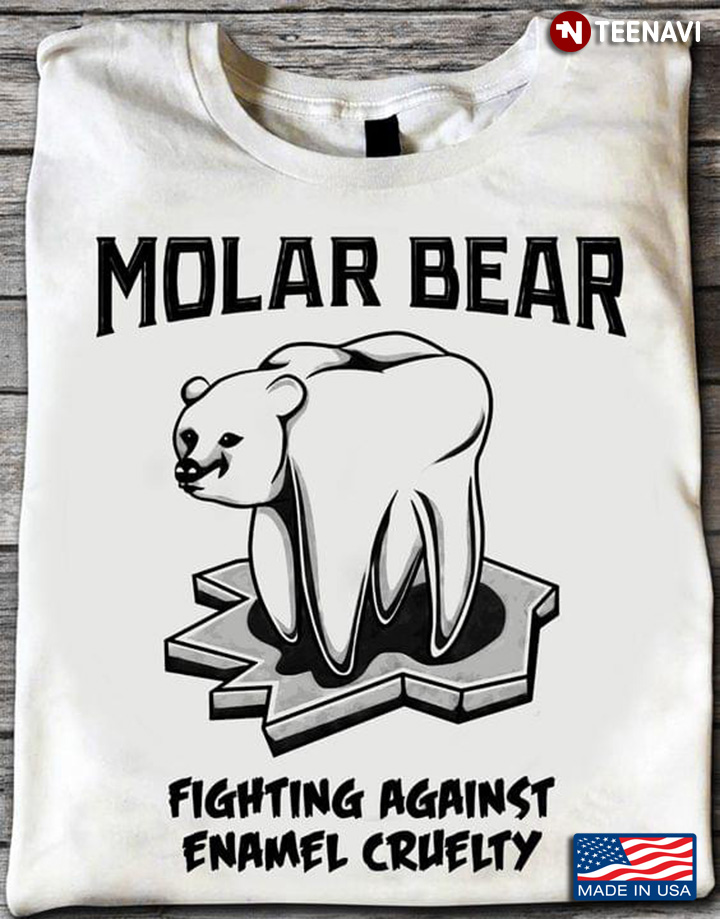 Molar Bear Teething Toy Fighting Against Enamel Cruelty for Animal Lover
