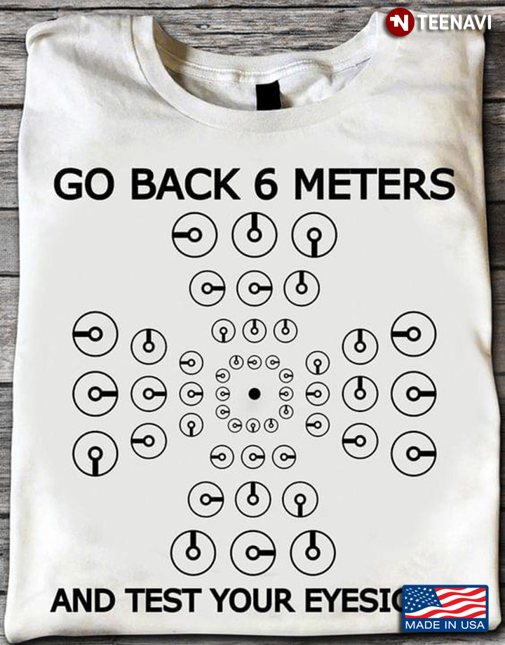 Go Back 6 Meters And Test Your Eyesight Ophthalmology