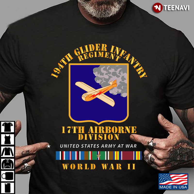 194th Glider Infantry Regiment 17th Airborne Division World War II United States Army At War