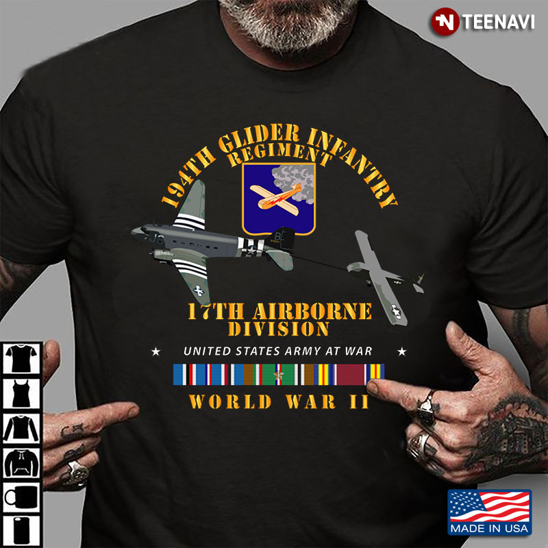 194th Glider Infantry Aircrafts 17th Airborne Division World War II United States Army At War