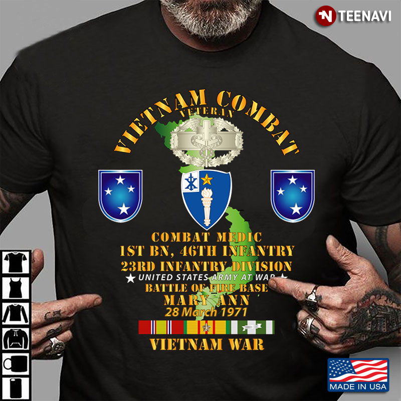 Vietnam Combat Veteran Combat Medic 1st BN 46th Infantry 23rd Infantry Division Vietnam War