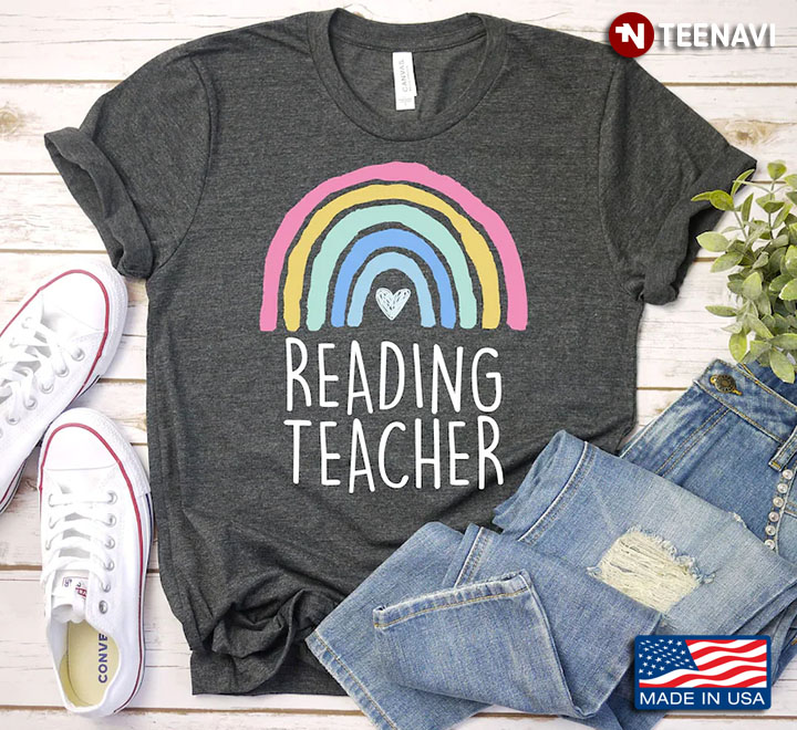 Heart Rainbow Reading Teacher New Version