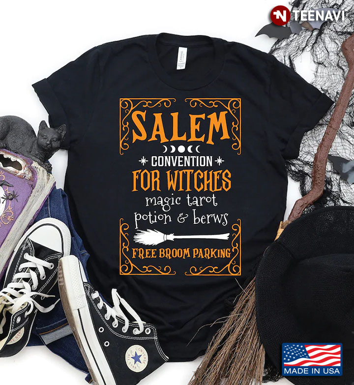 Salem Convention For Witches Magic Tarot Potion & Berws Free Broom Parking for Halloween