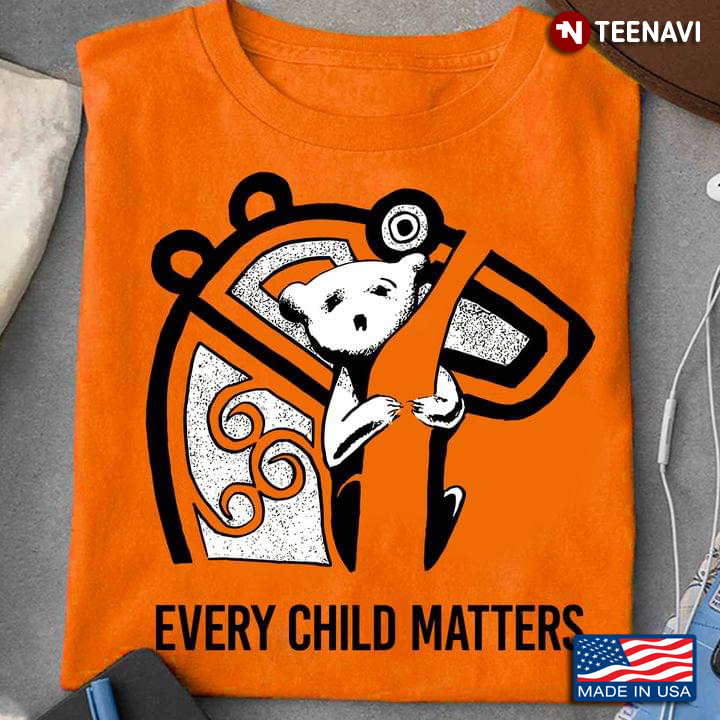 Little Bear Every Child Matters Orange Shirt Day Indigenous